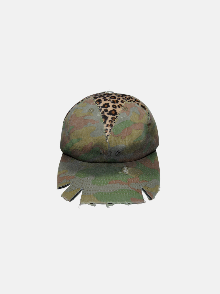 Camo Leopard Trim Cap
