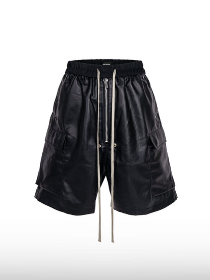 Coated Zip Shorts
