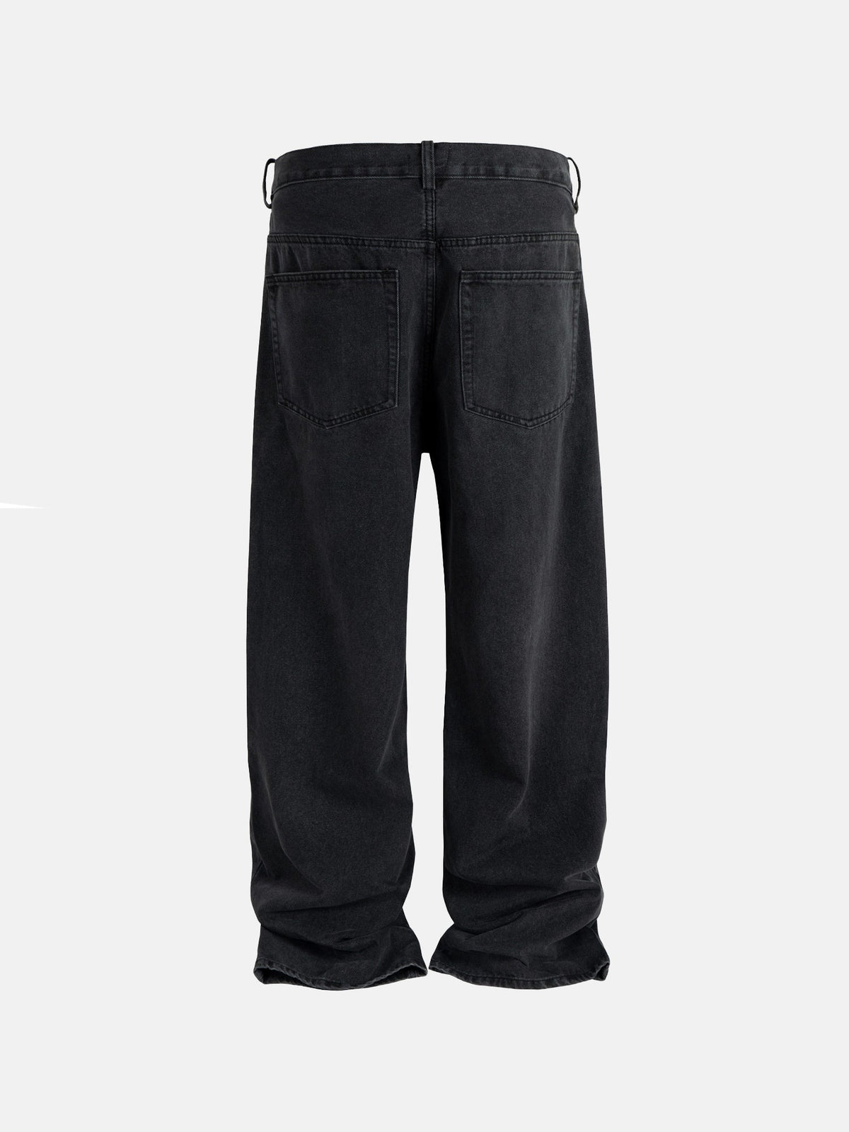 Drape Black Jeans