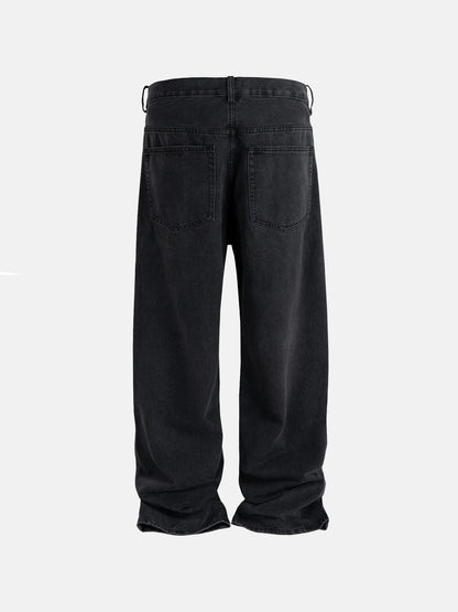 Drape Black Jeans