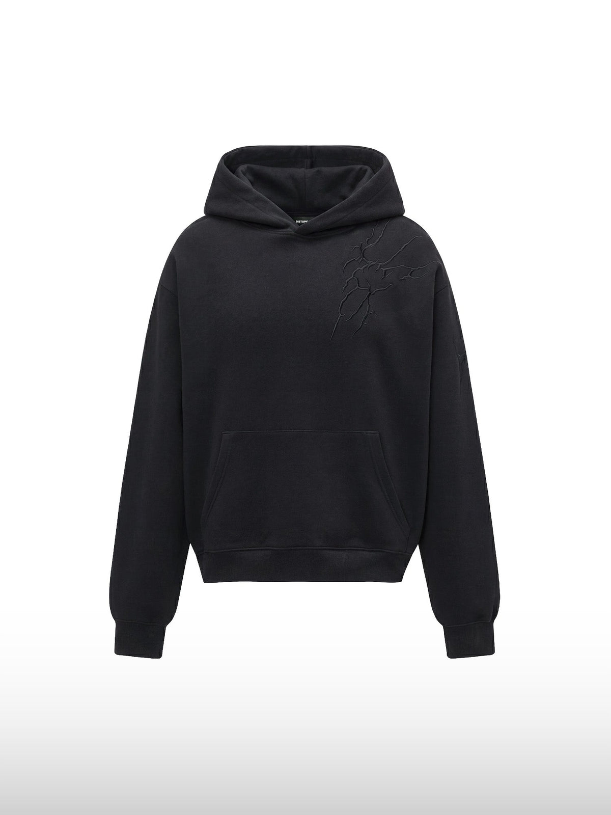 Glitch Vein Oversized Hoodie