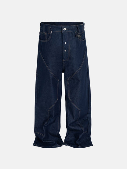 Industrial Paneled Jeans