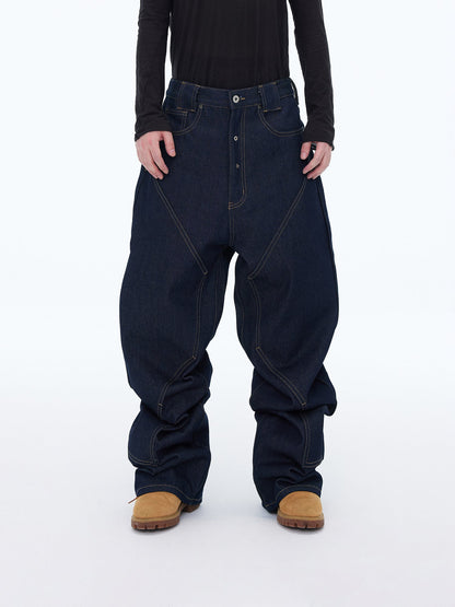 Industrial Paneled Jeans