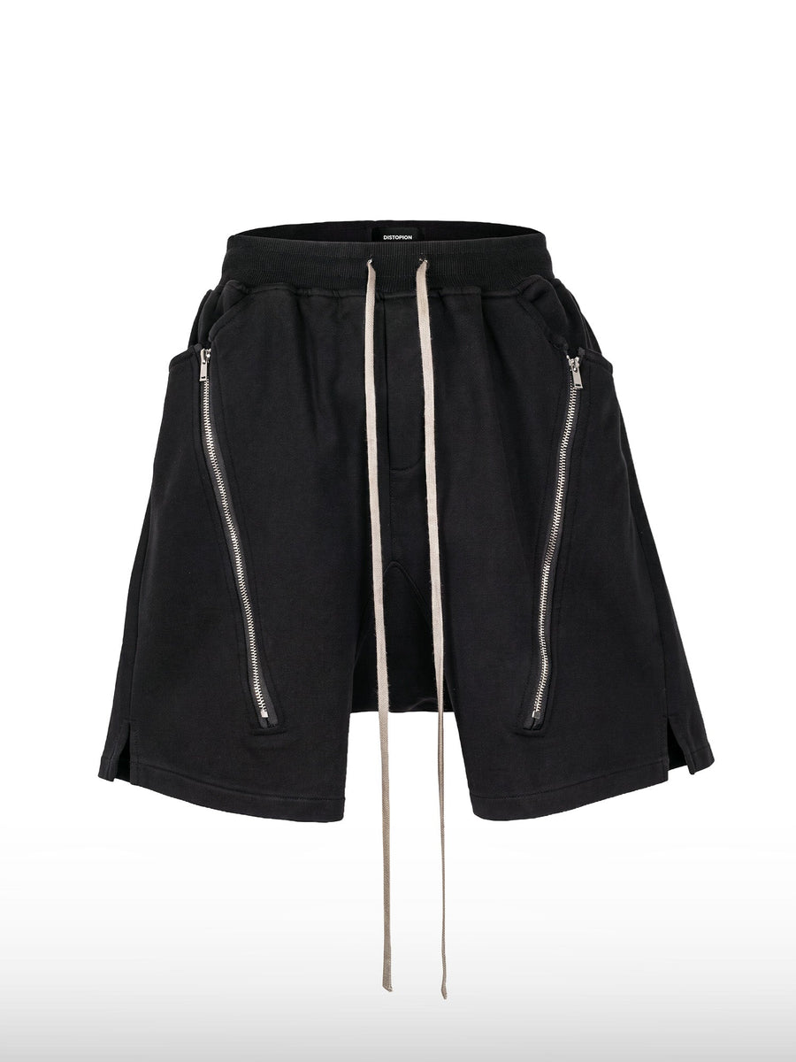 Zipper Pod Shorts
