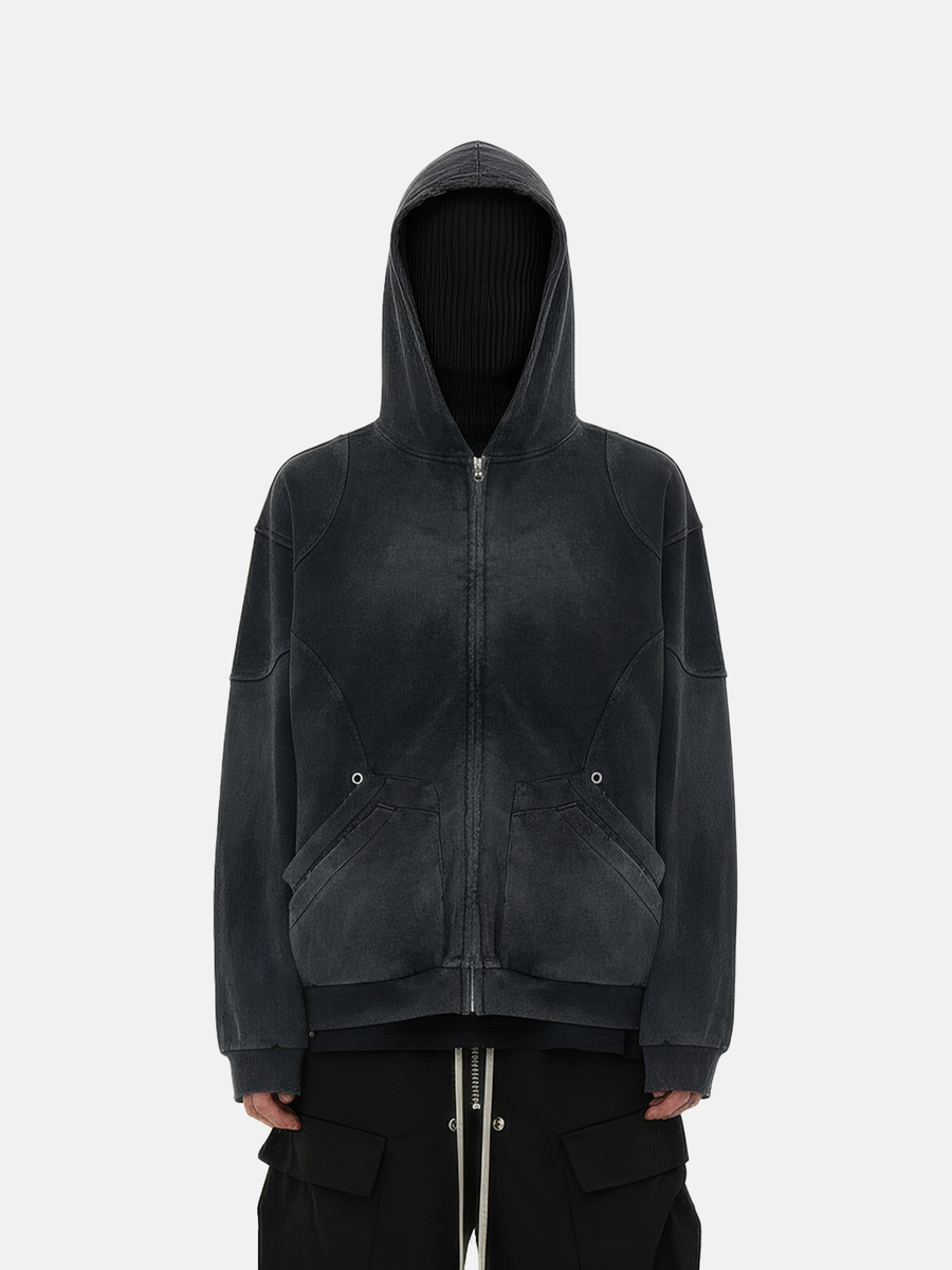 Nr.003 Soot Zipped Hoodie