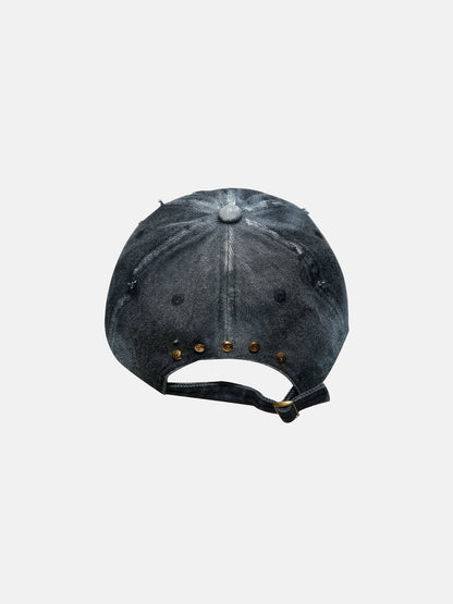 Skull Gothic Denim Cap