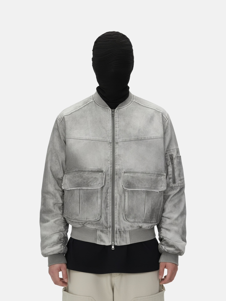 Washed Cargo Jacket